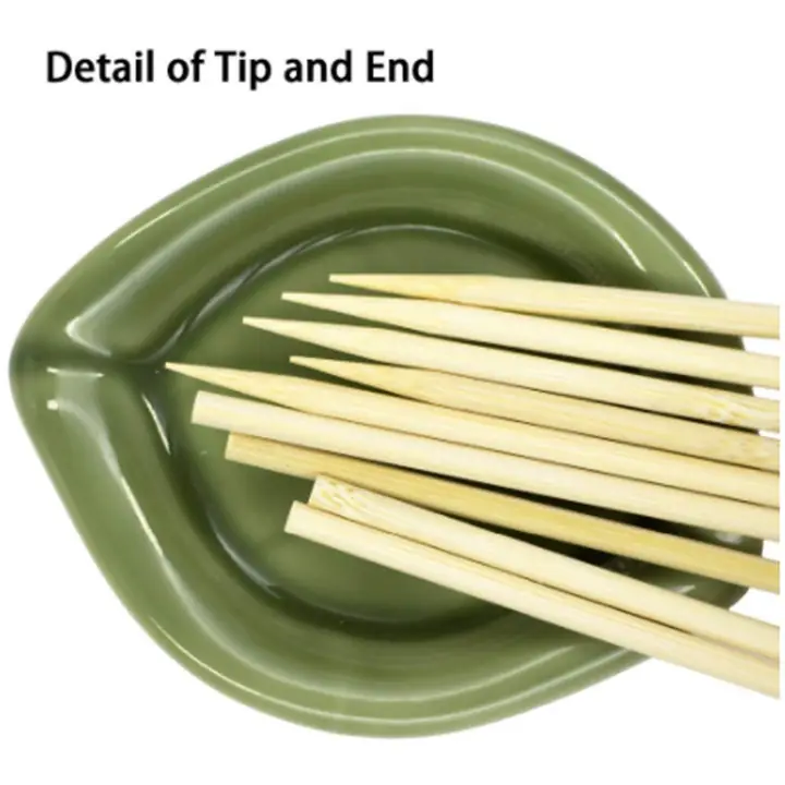 Natural Bamboo Wooden Skewersbbq Sticks For Barbeque And Grilling