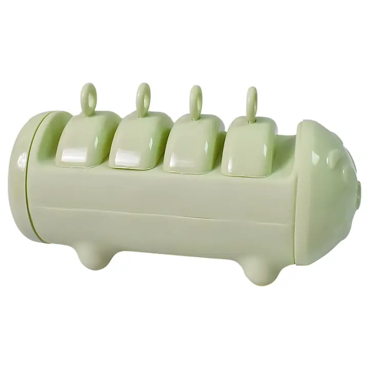 Plastic Ice Candy Maker 4 Compartment Grid Kulfi Candy (1 Pc)