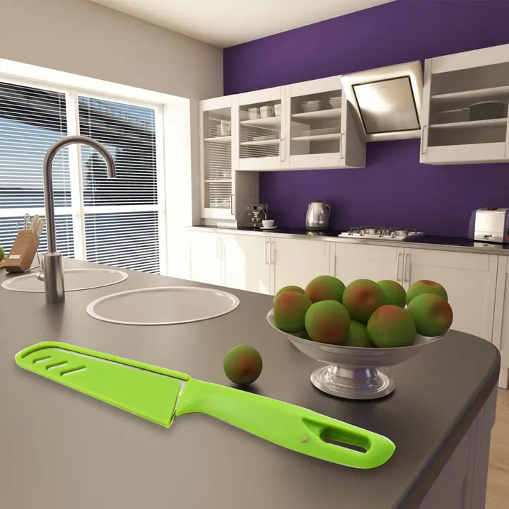 Multifunction Kitchen Tools Stainless Steel And Plastic Kitchen Knife And Scissor Ideal Accessory