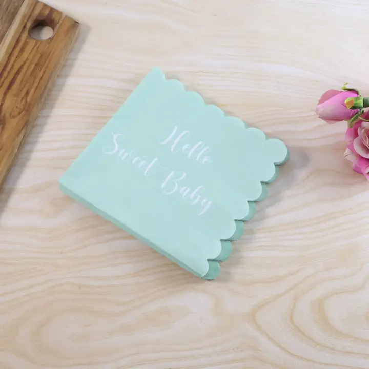 Hello Sweet Baby Party Paper Napkins (31 X 31 Cm 24 Pc)