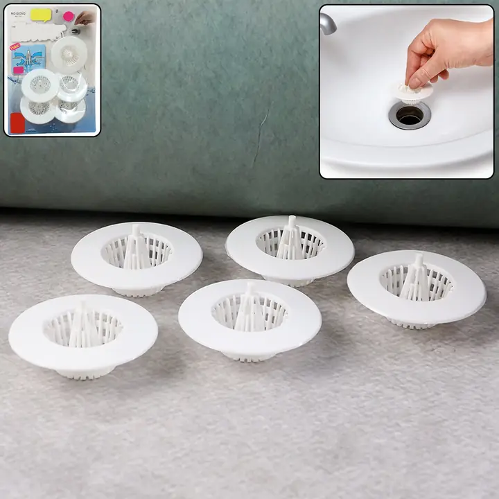 Pcs Multipurpose Sink Drain Hair Catcher Strainer Filter (3045 Mm)