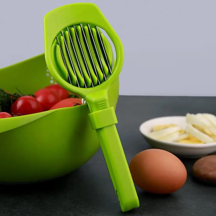 Multipurpose Slicer With Seven Blades Egg Slicers Stainless Slicer Strawberry Tomato Kiwi Fruit