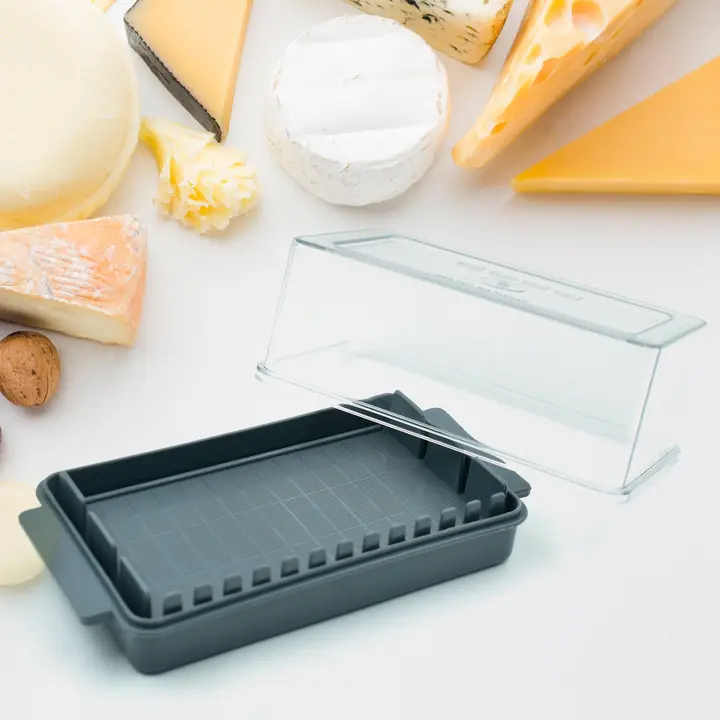 Butter Storage Box With Slicer For Easy Cuttingcheese Butter Organizer Dispenser For Kitchen (1 Pc)