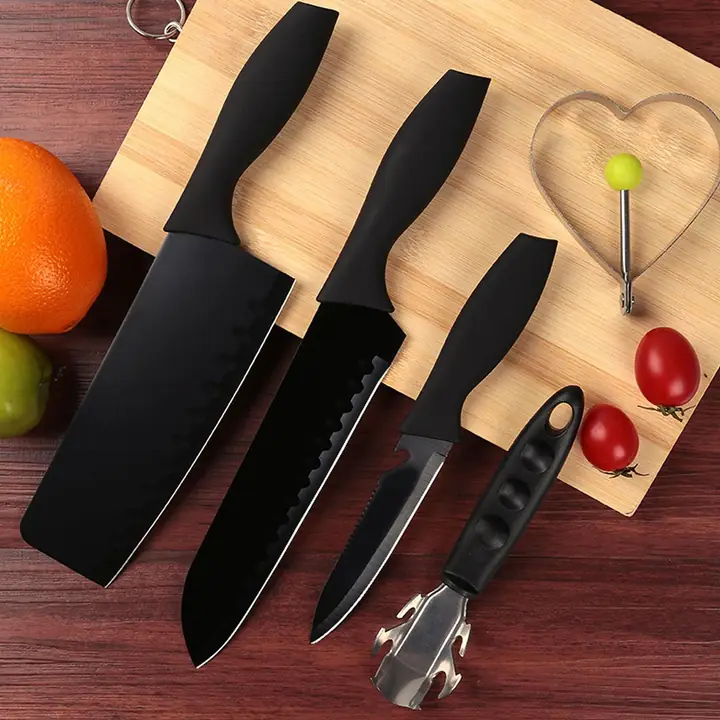 5-piece Forged Kitchen Chef Cutlery Stainless Steel Knife Set Chopping Knife Chef Knife Utility (5pc)
