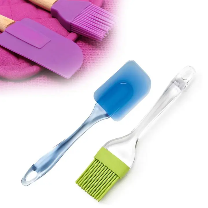 Spatula And Pastry Brush For Cake Mixer