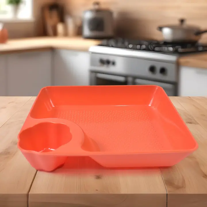 Plastic Plates With Dipping Saucer Round Dip Part (1 Pc 1816 Cm 1 Pc)