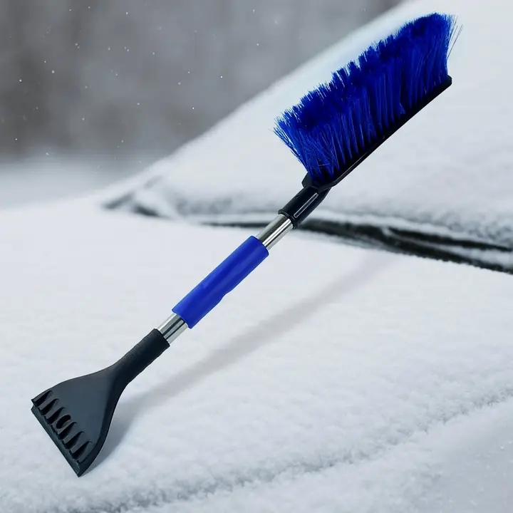 Ice Scraper Car Snow Brush 2 In 1 Comfortable Grip (1 Pc 67 Cm Long)