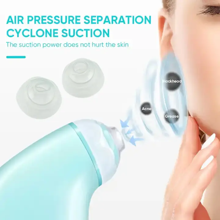 Vacuum Blackhead Machine Reduce Spot Mini Handheld Lifting Massage Facial Blackhead Remover For (1 Pc)