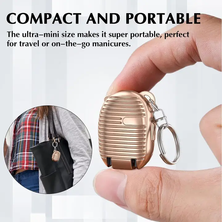 Keychain Nail Clipper Small Nail Clippers Multicolor (1 Pc)