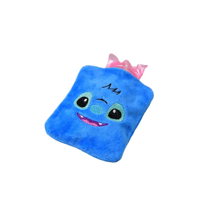 Blue Stitch Small Hot Water Bag With Cover For Pain Relief Neck Shoulder Pain And Hand Feet Warmer