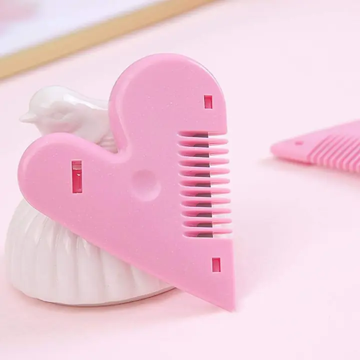 Heart Shape Plastic Hair Cutting Scissors (1 Pc With Card Packing)
