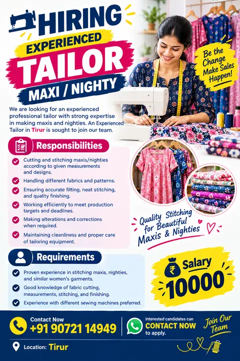 Experienced Tailor