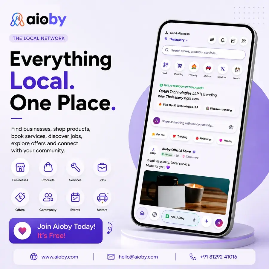 ๐ Everything Local. One Place.
Discover local businesses, products, services, jobs, offers and events โ all i