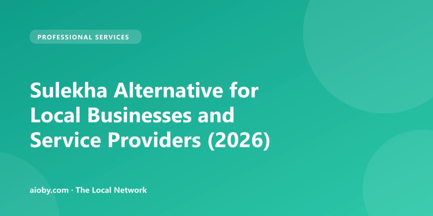 Sulekha Alternative for Local Businesses and Service Providers (2026)