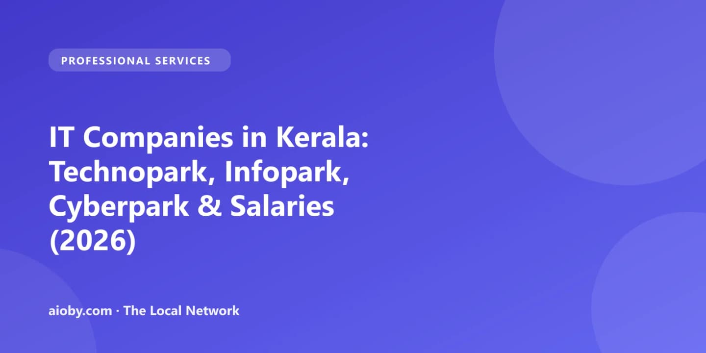 IT Companies in Kerala: Technopark, Infopark, Cyberpark & Salaries (2026)