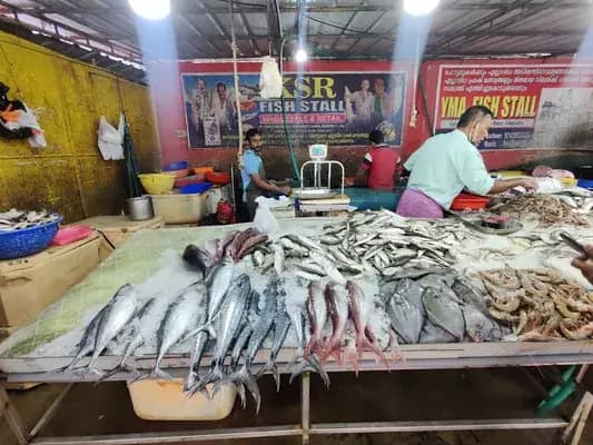 Zakariya Bazar Fish And Meat Market Alappuzha City — Grocery & Supermarket in Alappuzha