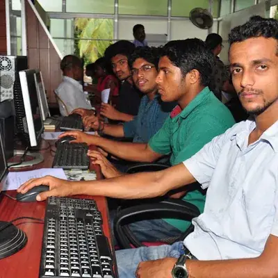 Gandhi Ashram Computer Education Centre logo