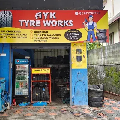 Ayk Tyre Works logo