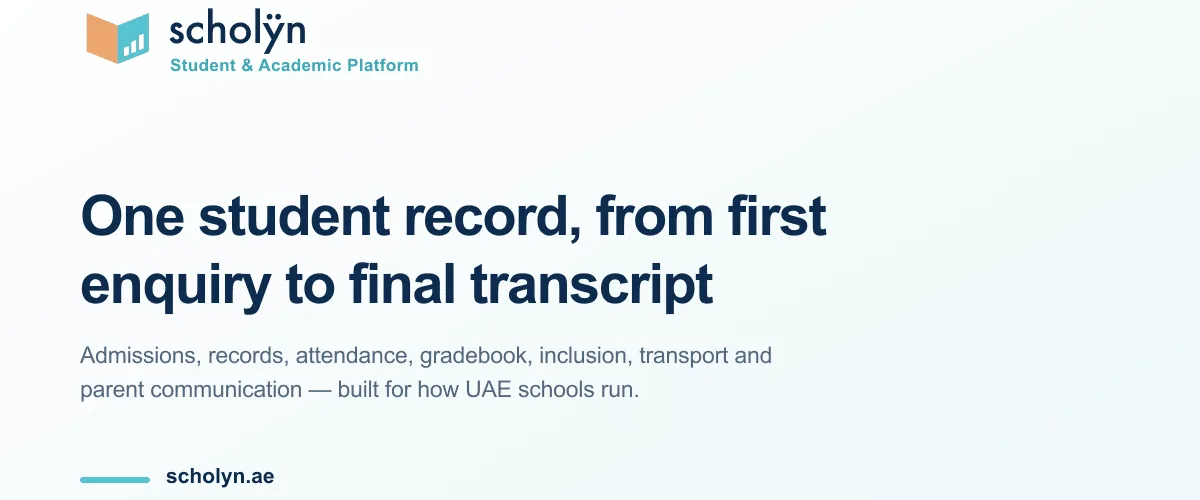 Scholyn — Student information system, enquire for onboarding