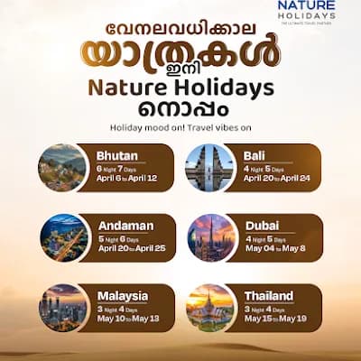 Nature Holidays And Travel Agency Wayanad Kerala| Tour Operators In Wayanad | Kannur| Flight| Visa| Train logo