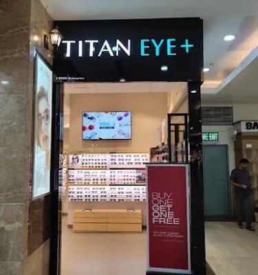 Titan Eye+ At Lulu Mall Cochin Buy 1 Get 1 Free logo