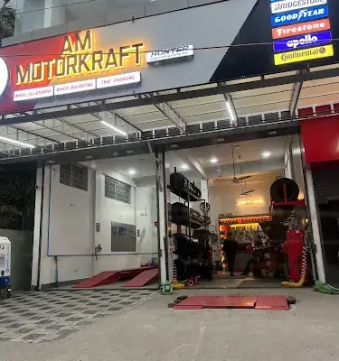 A M Motorkraft Wheel Alignment And Wheel Balancing Services In Trivandrum logo
