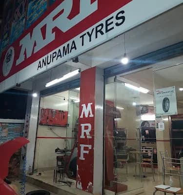 Mrf Tyres Exclusive Anupama Tyres logo