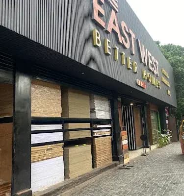 East West Better Homes Plywood Multiwood Wpc Gypsum Board Fluted Panels Vox Ceiling Bestwood Thomson Mdf logo