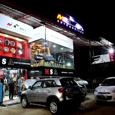 M S A Automobiles logo