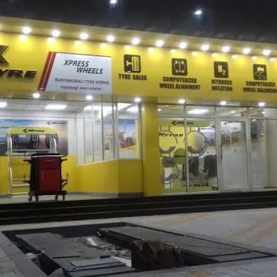 Jk Tyre Xpress Wheels Suryamurli Tyres logo