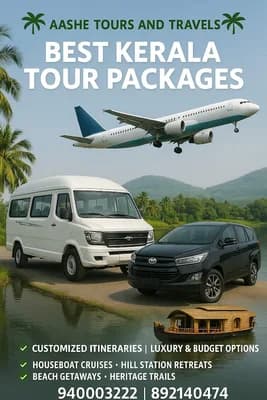 Aashe Tours And Travels Kerala — Travel & Tourism in Kollam
